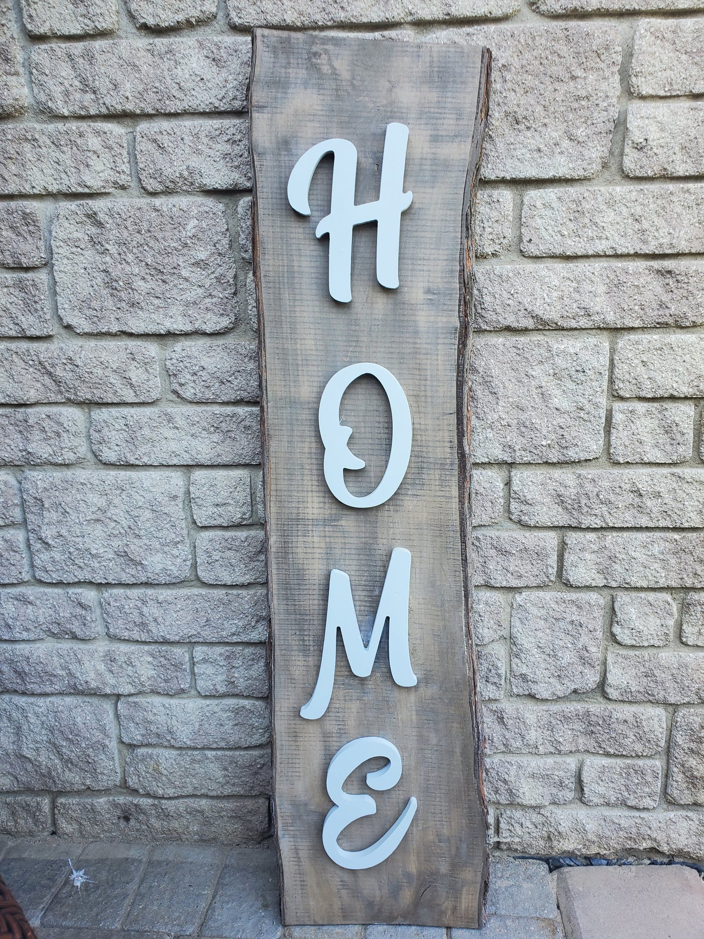 Live Edge HOME Sign