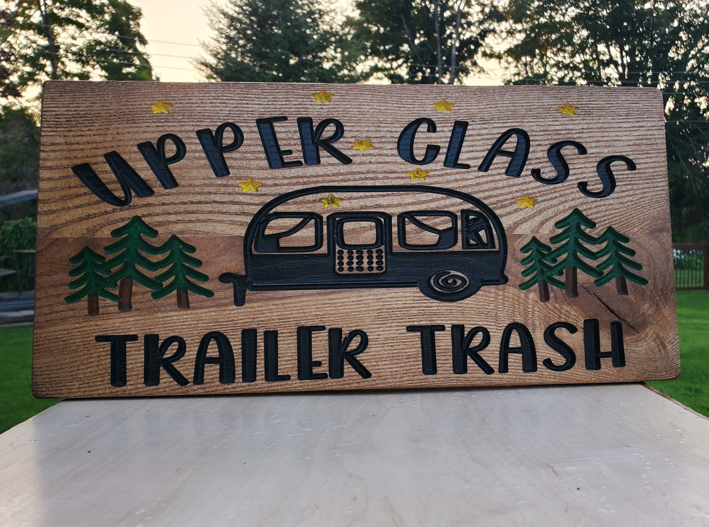 Funny Trailer Trash Sign