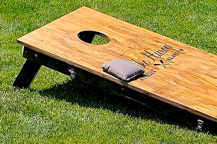 Custom Epoxied Regulation Cornhole Game