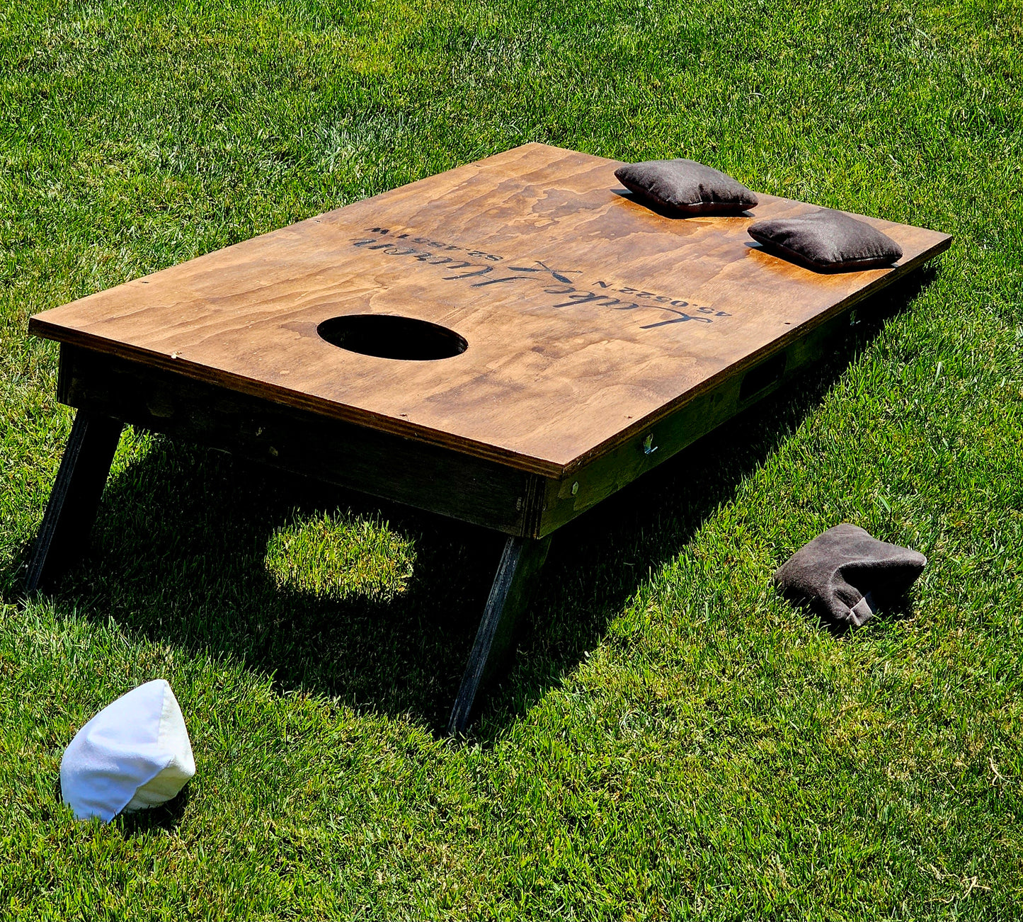 Custom Epoxied Regulation Cornhole Game
