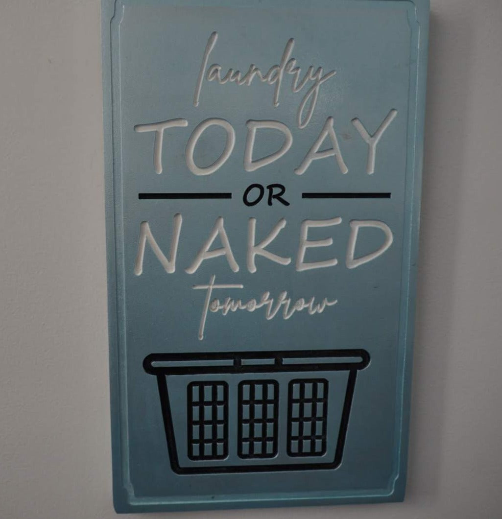 Funny Laundry Room Sign