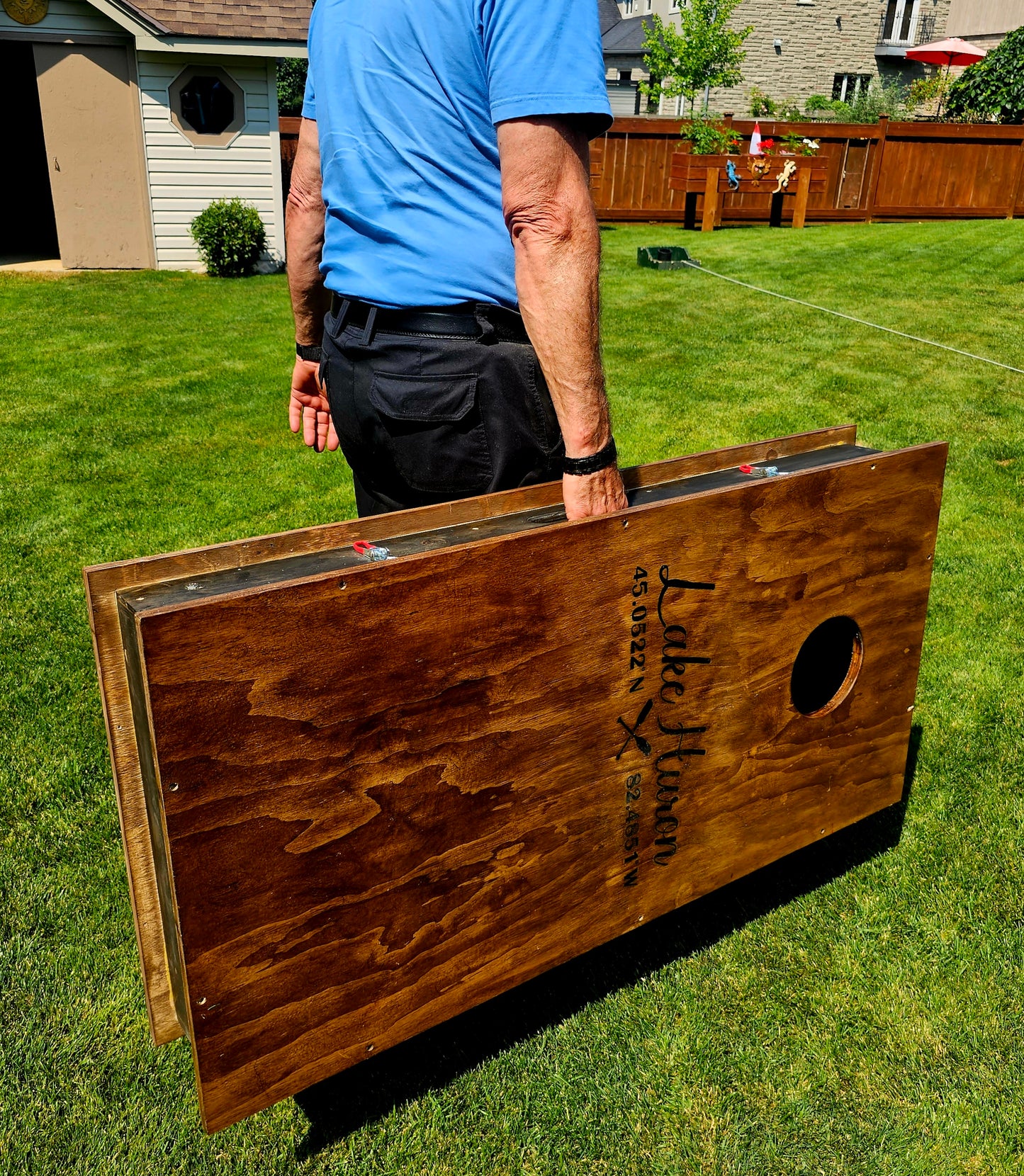 Custom Epoxied Regulation Cornhole Game